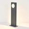Topmo-plus Stehleuchte außenleuchte modern Gartenleuchte standlampe / 7W LED bridgelux COB/Garten wegeleuchte Aluminium LED Stehleuchte Promenade/Pfad wasserdicht IP65 770LM 3000K anthrazit