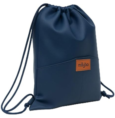 millybo SACCO ECO ÖKO- Leder Beutel Turnbeutel Sportbeutel Beuteltasche Rucksack
