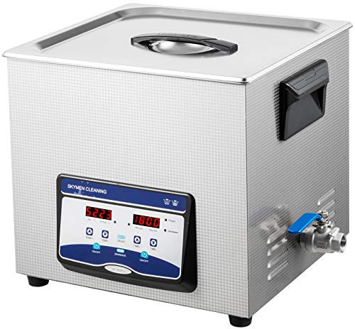 VEVOR Digital Ultraschall Reiniger Ultrasonic Cleaner Schmuck Reinigung Ultraschall Ultraschallreinigungsgerät Brille Reinigungsgerät mit Heater Timer (20l, 1)