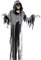 Horror-Shop Sprechende Geister Reaper Halloween Figur mit Sound & Lichteffekt 180cm