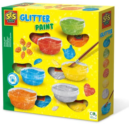 SES Creative Peinture à l'affiche avec paillettes