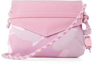 Satch Clutch kleine Umhängetasche Schminktasche mit Kordelzug und Spiegel für Teenager Heartbreaker - Rosa