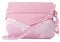 Satch Clutch kleine Umhängetasche Schminktasche mit Kordelzug und Spiegel für Teenager Heartbreaker - Rosa