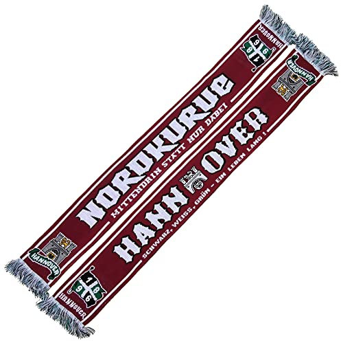 Generisch Hannover Schal, Fussballschal, Fanschal (Strickschal) NORDKURVE