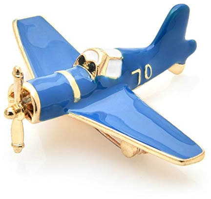 Broschen Für Kleidung Brosche Für Frauen Blue Emaille Flugzeug Broschen Frauen Metall Flugzeug Brosche Pins Geschenke Kleidung Brosche Geschenk