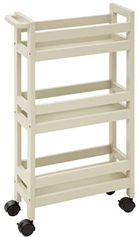 5five – Rollwagen Colorama mit 3 Etagen, Beige Natur