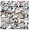50 Stück Süßer Panda Vinyl Aufkleber für Wasserflaschen, Laptop, Computer, Skateboard, niedliches Aufkleber-Geschenk für Kinder, Teenager, wasserdicht