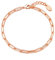 Philip Jones Rose Gold Plated Small Link Paperclip Bracelet