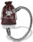 VIKING CRAFT Wikinger Schmuck Edelstahl - Fenrir Armband Herren - Armreif, Deko, Mittelalter, Geschenke Männer, LARP Wolf Viking