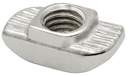 KLAK 30 - Edelstahl Hammermutter Nutenstein M6 Nut 8 für Aluprofil 30-er - 10 Stück