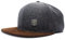 Silent Bear Herren Snapback Kappe (Dunkelgrau, Numerisch, 58)