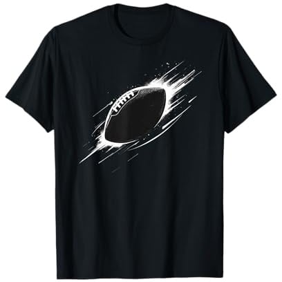 American Football Minimal Football Grafik T-Shirt