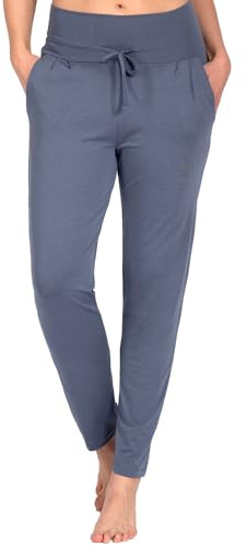 Magadi Yogahose Susan Blue Grey aus Naturmaterial XL