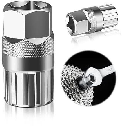 SANGFUN Fahrrad Kassette Werkzeug, Kettenpeitsche, Zahnkranzabzieher, Ritzelabzieher, Montage und Demontage von Schwungradsockeln, Fahrrad Reparaturwerkzeuge, SchwungradhüLsen Werkzeuge