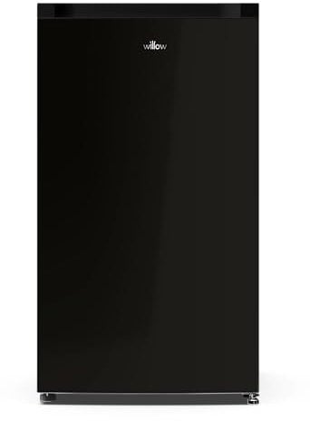 Willow WUCFZ48B 60L Undercounter Freezer - Recessed Handle, Reversible Door, 3 Drawers, Adjustable Thermostat, Mark-Proof Finish, 4* Freezer Rating, Easy Clean, Adjustable Feet - Black