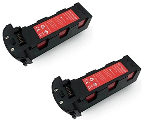 ACAGALA 2PCS Upgrade 11,4 v 4200mAh Batterie Kompatibel mit Hubsan H117S Zino GPS Fernbedienung Quadcopter Ersatz FPV Racing Kamera Drohnen Teile
