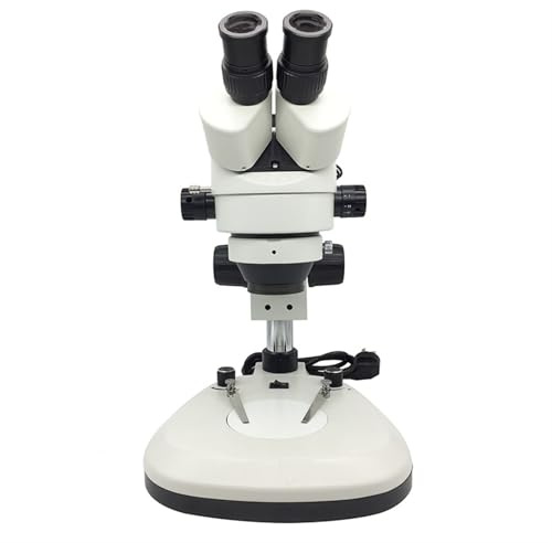 Trinokulares Stereomikroskop mit 7X-45X-Zoom, beleuchtetes Digitalmikroskop mit USB-Digitalkamera-Okular for die Reparatur von Telefonplatinen(Only Microscope)
