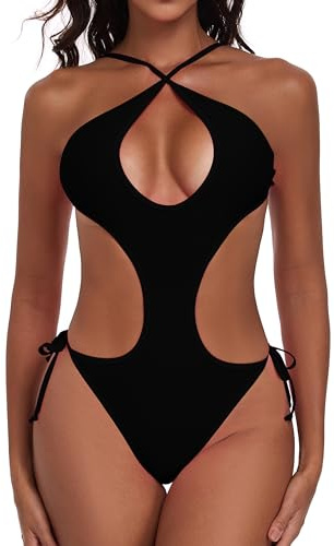 SHERRYLO Micro bikini extrem G-string string bikini sexig mini baddräkt för kvinnor, 23038-svart, S