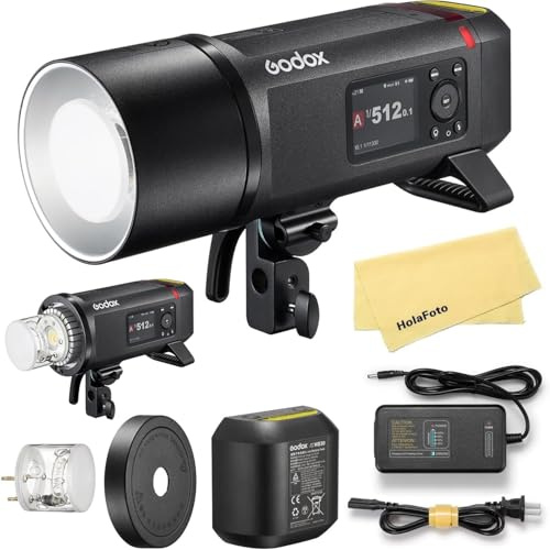 GODOX AD800 Pro AD800Pro 800Ws Outdoor-Blitzgerät,2,4GHz TTL 1/8000s HSS,0,01–1,5s Ladezeit,40 W Bi-Color,300 Blitze bei Voller Leistung für Canon,Sony,Nikon,Fujifilm,Olympus,Panasonic,Pentax,Leica