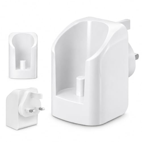 Electric Toothbrush Wall Charger for Oral B, Shaver Socket Compatible Induction Charging Base for Oral-B Pro 3 3500, Pro 2 2500, Pro 1, iO 3 4 5 6, Smart 6 7