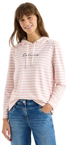 Damen Gestreiftes Hoodie Shirt