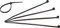 Kopp 328402098 Kabelbinder, UV- und witterungsbeständig 50 Stück, 150 x 3.6 mm, schwarz