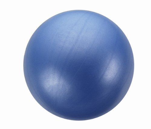 THERABAND Pilates Ball | Gymnastikball klein für Pilates, Yoga, Beckenbodentraining & Rehabilitation | Weicher Gummiball mit Ventil | Fitnessball | PVC-frei | Max. Belastung 120 kg (Blau)
