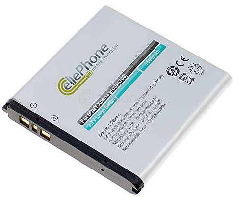 cellePhone Akku Li-Ion kompatibel mit Sony Ericsson Xperia miro/neo/neo V/pro/ray/kyno (Ersatz für BA700)