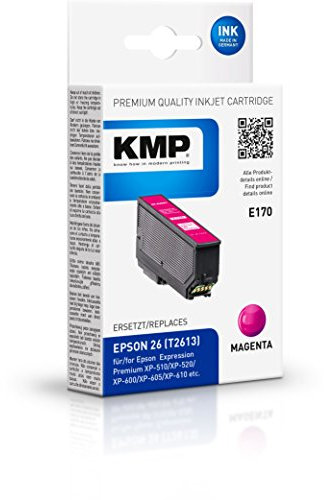 KMP Tintenkartusche für Epson Expression Premium XP-600, E170, magenta