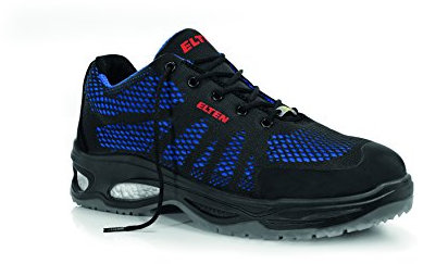 ELTEN - Logan Blue Low ESD S1, Zapatos de Seguridad Hombre, Azul (Blau 4), 46 EU