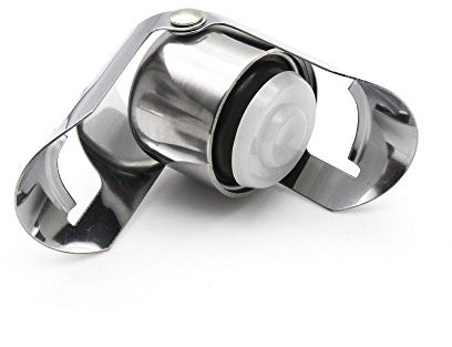 Sektflaschenverschluss - Set von 2 Eins Edelstahl Vakuum versiegelt Wein Champagner Flasche Stopper Cap