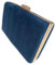 Leah Ward Women's Clutch Bag Suede Wedding Evening Party Handbags 672 (Navy)