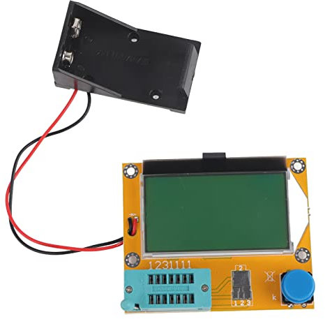 LCD Display Graphical Transistor Tester Resistor Inductance Capacitance ESR Meter with Battery Holder LCR-T4