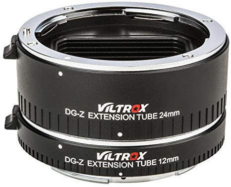 VILTROX DG-Z Makro Zwischenringe Autofokus (12 mm + 24 mm) für Makrofotographie für Nikon Z Mount Z6 Z7 Z50 Kameras