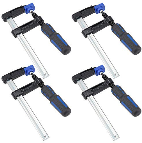 Sliding F Clamp Bar Profile Clamp Holder Fastener Fastening 150mm x 50mm 4pc