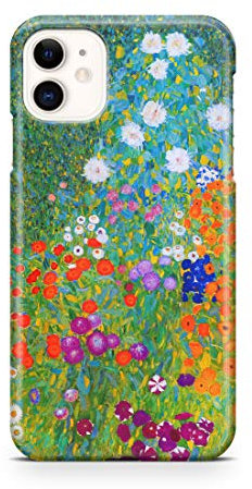 Classic Art Collection Case for iPhone 11 Pro Max - Artwork 12: Bauerngarten & Sonnenblumen - Gustav Klimt