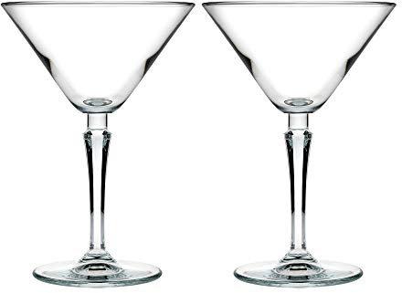 Ravenhead Eternal Martini Glasses Set of 2 21cl Clear/Transparent