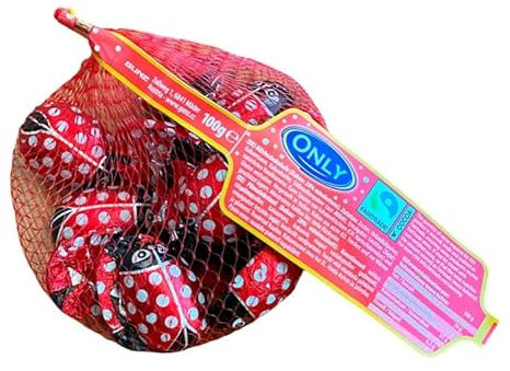10x 85 g Schoko-Marienkäfer im Netz/Schokolade