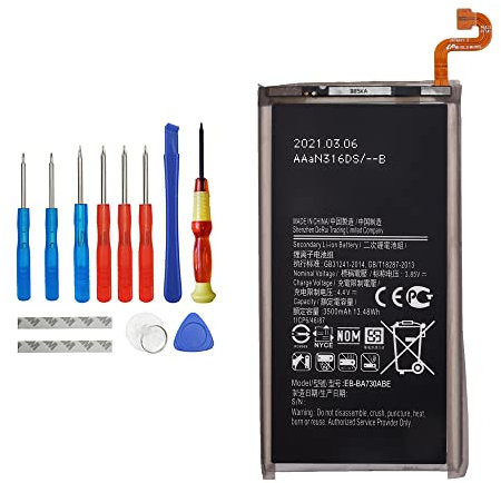 Vvsialeek EB-BA730ABE Batterie de rechange compatible avec Samsung Galaxy A8+ A8 Plus 2018 SM-A800J A800S avec kit d'outils gratuits