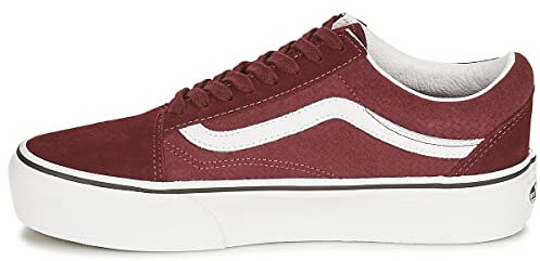 Vans UA Old Skool Platform Burgunder 36