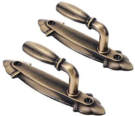 2 Pz Gancio Per Tende Gancio Da Bagno Gancio D'epoca Retrò Trattenute Per Finestre Fermatenda Fermatende in Ottone Gancio Per Riporre Le Tende Metallo Lega Di Alluminio Asilo