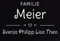 Personalisierte Fußmatte | Fußmatte Familie personalisiert | Fußmatte für Paare & Familien | Heimathafen | Herzdesign (Familie #2)