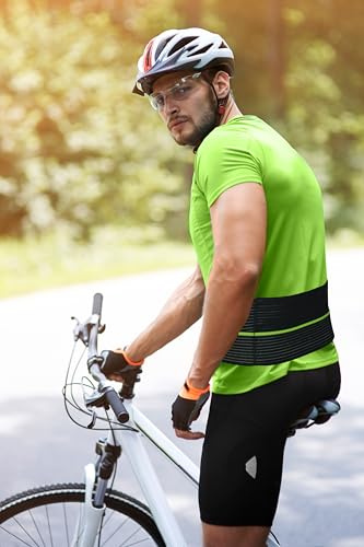 Hydas Fahrrad und Sport Rückenstützgürtel, mit praktischer Tasche, stützt und schützt bei sportlichen Aktivitäten