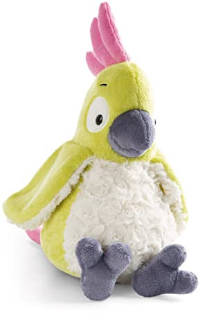 NICI Kuscheltier Kakadu Jaya 18 cm – Stofftier aus weichem Plüsch, farbenfrohes Plüschtier zum Kuscheln und Spielen, für Kinder & Erwachsene, 48954, tolle Geschenkidee, grün