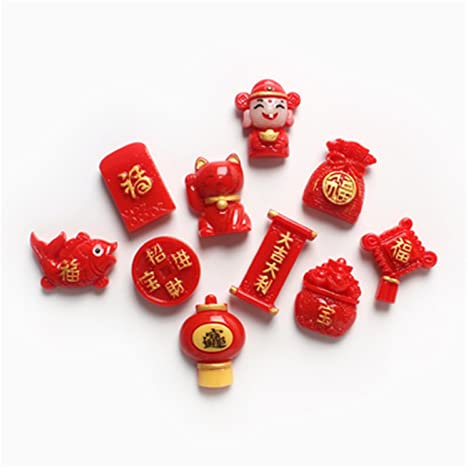 Kühlschrankmagnet, Kühlschrankdekorationen, Magnete, Kühlschrankmagnet 2021 Festlicher Chinesischer Stil Kreativer Kühlschrankmagnet Chili Goldbarren Heimdekoration Magnetset Urlaub Reise Souvenir Ges