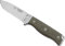 Cuchillo de CUDEMAN MT-5 120-F Hoja de 11 cm. Acero Acero Bohler Micarta Canvas Verde + Tarjeta Multiusos de Regalo