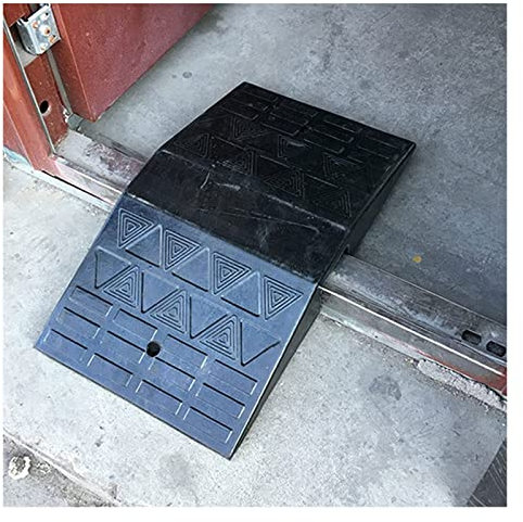 XIAOYUE 11 cm Hohe Türrampe für Rollstühle, Türschwellenrampe, rutschfeste Mobilitätseinstiegsrampe, für Garage, Wohnmobil, Werkzeugwagen, Mobilitätsroller & niedrige Autos