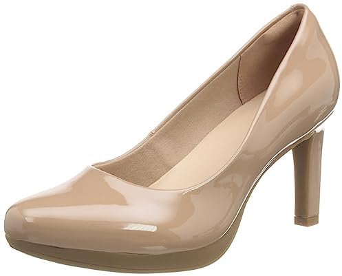 Clarks Women's Ambyr Joy Pump, Warm Beige Beige, 5.5UK
