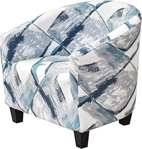 uyeoco Housse de Fauteuil Cabriolet Chesterfield Extensible, Élégant Mode Couleur Unie Couverture de Fauteuil Antidérapant, Tub Chair Housse de Canapé sans Housse de Coussin (Color : #26)