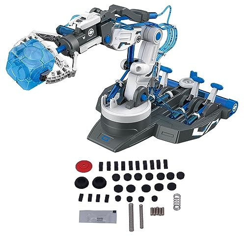 Tnfeeon Hydraulisch-mechanisches Armspielzeug, Hydraulischer Roboterarm mit Saugnapf für über 8 Jahre Alt für zu Hause (101 blau)